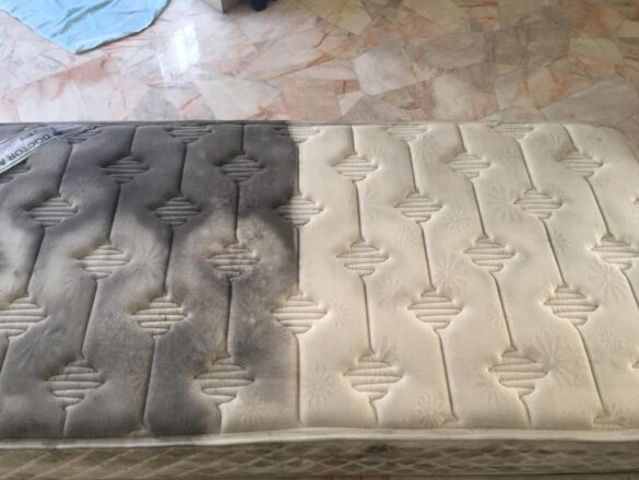 Mattress Cleaning before and after
